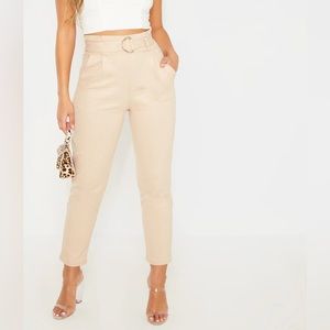 PLT cream pants, worn once!